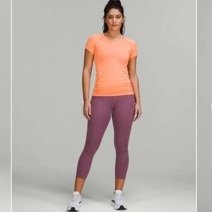 Lululemon In Still High Rise Crop - Size 8